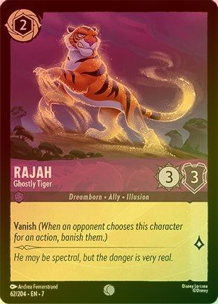 Lorcana - Rajah (Ghostly Tiger) - 62/204 - Common (Foil) - Archazia&