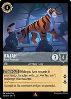 Lorcana - Rajah (Royal Protector) - 192/204 - Rare - Ursula's Return - Top CollectiblesCollectible CardsLorcana