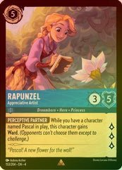 Lorcana - Rapunzel (Appreciative Artist) - 153/204 - Rare (Foil) - Ursula's Return - Top CollectiblesCollectible CardsLorcana