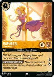 Lorcana - Rapunzel (Gifted Artist) - 19/204 - Uncommon - Rise of the Floodborn - Top CollectiblesCollectible CardsLorcana