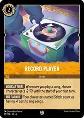 Lorcana - Record Player - 32/204 - Common - Ursula's Return - Top CollectiblesCollectible CardsLorcana