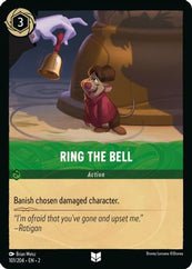 Lorcana - Ring the Bell - 101/204 - Uncommon - Rise of the Floodborn - Top CollectiblesCollectible CardsLorcana
