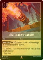 Lorcana - RLS Legacy's Cannon - 202/204 - Rare (Foil) - Ursula's Return - Top CollectiblesCollectible CardsLorcana