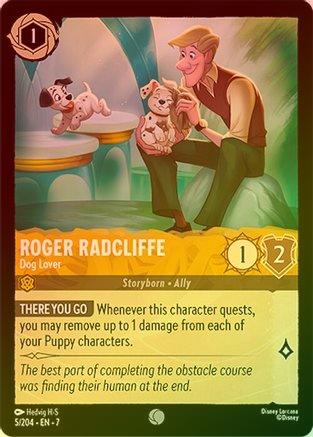 Lorcana - Roger Radcliffe (Dog Lover) - 5/204 - Common (Foil) - Archazia&