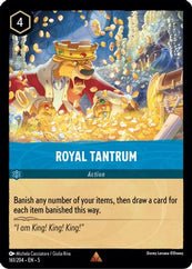 Lorcana - Royal Tantrum - 161/204 - Rare - Shimmering Skies - Top CollectiblesCollectible CardsLorcana