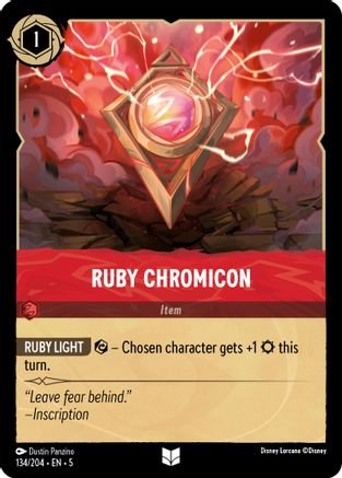 Lorcana - Ruby Chromicon - 134/204 - Uncommon - Shimmering Skies - Top CollectiblesCollectible CardsLorcana