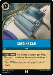 Lorcana - Sardine Can - 170/204 - Uncommon - Rise of the Floodborn - Top CollectiblesCollectible CardsLorcana