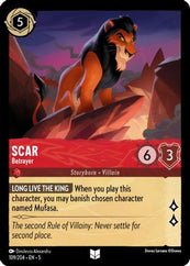 Lorcana - Scar (Betrayer) - 109/204 - Uncommon - Shimmering Skies - Top CollectiblesCollectible CardsLorcana