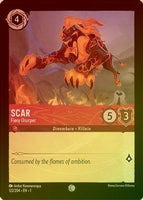 Lorcana - Scar (Fiery Usurper) - 122/204 - Common (Foil) - The First Chapter - Top CollectiblesCollectible CardsLorcana