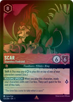 Lorcana - Scar (Shameless Firebrand) - 123/204 - Rare (Foil) - The First Chapter - Top CollectiblesCollectible CardsLorcana