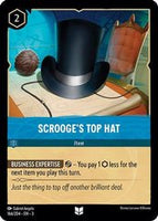 Lorcana - Scrooge's Top Hat - 166/204 - Uncommon - Into the Inklands - Top CollectiblesCollectible CardsLorcana