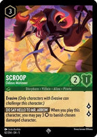 super rare lorcana cards Lorcana - Scroop (Odious Mutineer) - 82/204 - Super Rare