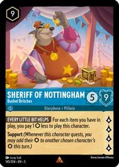 Lorcana - Sheriff of Nottingham (Bushel Britches) - 145/204 - Rare - Shimmering Skies - Top CollectiblesCollectible CardsLorcana