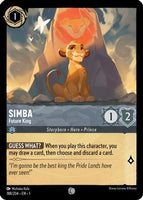 Lorcana - Simba (Future King) - 188/204 - Common - The First Chapter - Top CollectiblesCollectible CardsLorcana