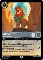 Lorcana - Simba (Son of Mufasa) - 192/204 - Uncommon - Shimmering Skies - Top CollectiblesCollectible CardsLorcana