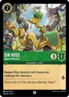 Lorcana - Sir Hiss (Aggravating Asp) - 86/204 - Common - Into the Inklands - Top CollectiblesCollectible CardsLorcana