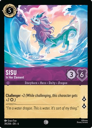 Lorcana - Sisu (In Her Element) - 39/204 - Common - Azurite Sea - Top CollectiblesCollectible CardsLorcana
