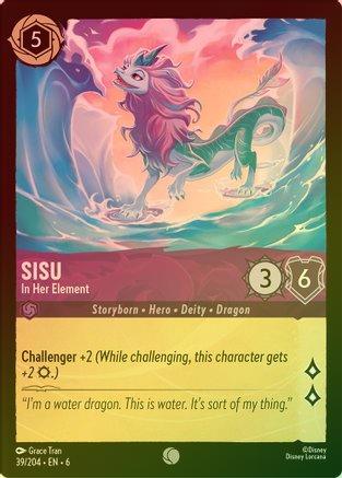 Lorcana - Sisu (In Her Element) - 39/204 - Common (Foil) - Azurite Sea - Top CollectiblesCollectible CardsLorcana
