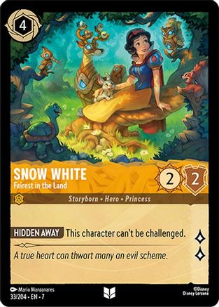 Lorcana - Snow White (Fairest in the Land) - 33/204 - Uncommon - Archazia&