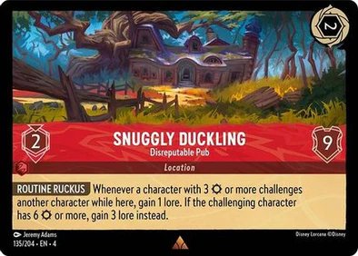 Lorcana - Snuggly Duckling - 135/204 - Rare - Ursula's Return - Top CollectiblesCollectible CardsLorcana