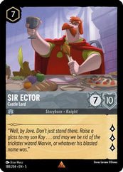 Lorcana - SSir Ector (Castle Lord) - 188/204 - Rare - Shimmering Skies - Top CollectiblesCollectible CardsLorcana