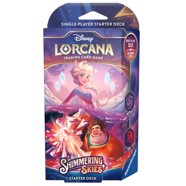 Lorcana - Starter Deck (Amethyst & Ruby) - Shimmering Skies - Top CollectiblesCollectible CardsLorcana