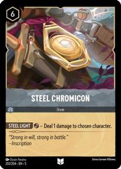 Lorcana - Steel Chromicon - 202/204 - Uncommon - Shimmering Skies - Top CollectiblesCollectible CardsLorcana