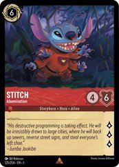 Lorcana - Stitch (Abomination) - 125/204 - Rare - Into the Inklands - Top CollectiblesCollectible CardsLorcana