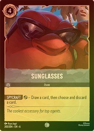 Lorcana - Sunglasses - 202/204 - Common (Foil) - Azurite Sea - Top CollectiblesCollectible CardsLorcana
