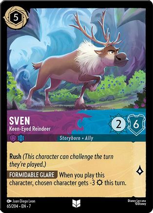 Lorcana - Sven (Keen - Eyed Reindeer) - 65/204 - Uncommon - Archazia&