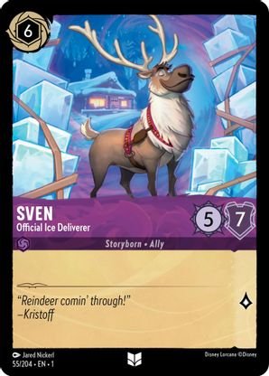 Lorcana - Sven (Official Ice Deliverer) - 55/204 - Uncommon - The First Chapter - Top CollectiblesCollectible CardsLorcana