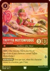 Lorcana - Taffyta Muttonfudge (Sour Speedster) - 117/204 - Uncommon (Foil) - Shimmering Skies - Top CollectiblesCollectible CardsLorcana