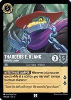 Lorcana - Thaddeus E. Klang (Metallic Leader) - 194/204 - Uncommon - Into the Inklands - Top CollectiblesCollectible CardsLorcana