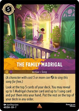 Lorcana - The Family Madrigal - 40/204 - Rare - Archazia&