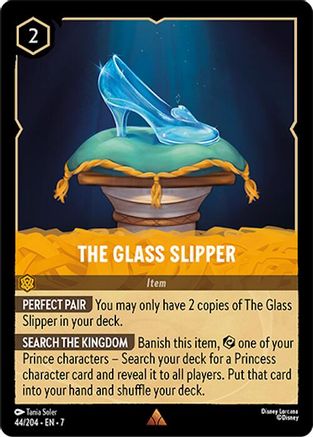 Lorcana - The Glass Slipper - 44/204 - Rare - Archazia&