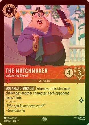 Lorcana - The Matchmaker (Unforgiving Expert) - 123/204 - Common (Foil) - Archazia's Island - Top CollectiblesCollectible CardsLorcana