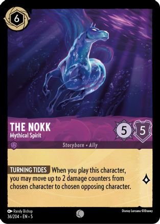 Lorcana - The Nokk (Mythical Spirit) - 36/204 - Common - Shimmering Skies - Top CollectiblesCollectible CardsLorcana