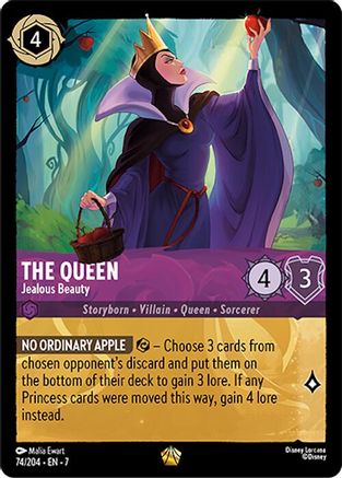 Lorcana - The Queen (Jealous Beauty) - 74/204 - Legendary - Archazia&
