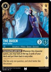 Lorcana - The Queen (Mirror Seeker) - 156/204 - Uncommon - Into the Inklands - Top CollectiblesCollectible CardsLorcana