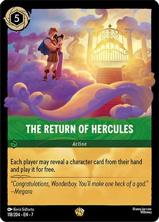 Lorcana - The Return of Hercules - 118/204 - Legendary - Archazia's Island - Top CollectiblesCollectible CardsLorcana