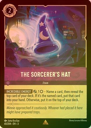 Lorcana - The Sorcerer's Hat - 65/204 - Rare (Foil) - Into the Inklands - Top CollectiblesCollectible CardsLorcana