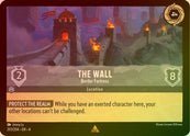 Lorcana - The Wall (Border Fortress) - 203/204 - Rare (Foil) - Ursula's Return - Top CollectiblesCollectible CardsLorcana