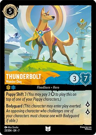 Lorcana - Thunderbolt (Wonder Dog) - 23/204 - Uncommon - Archazia&