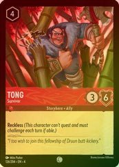 Lorcana - Tong (Survivor) - 126/204 - Common (Foil) - Ursula's Return - Top CollectiblesCollectible CardsLorcana