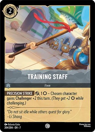 Lorcana - Training Staff - 204/204 - Common - Archazia's Island - Top CollectiblesCollectible CardsLorcana
