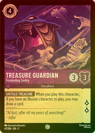 Lorcana - Treasure Guardian (Foreboding Sentry) - 47/204 - Common (Foil) - Archazia's Island - Top CollectiblesCollectible CardsLorcana