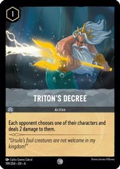 Lorcana - Triton's Decree - 199/204 - Common - Ursula's Return - Top CollectiblesCollectible CardsLorcana