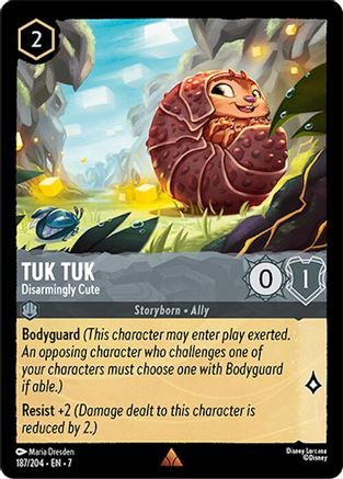 Lorcana - Tuk Tuk (Disarmingly Cute) - 187/204 - Rare - Archazia's Island - Top CollectiblesCollectible CardsLorcana