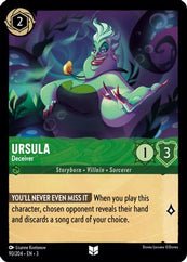 Lorcana - Ursula (Deceiver) - 90/204 - Uncommon - Into the Inklands - Top CollectiblesCollectible CardsLorcana