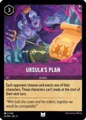 Lorcana - Ursula's Plan - 63/204 - Uncommon - Ursula's Return - Top CollectiblesCollectible CardsLorcana